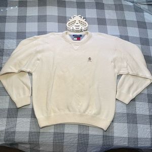 Tommy Hilfiger Heavyweight Cotton Sweater With Crest